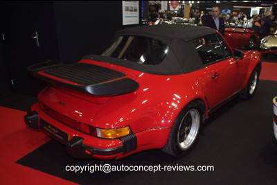 1989 Porsche 930 Turbo Cabriolet -Exhibit Mecaniques Modernes & Classiques 